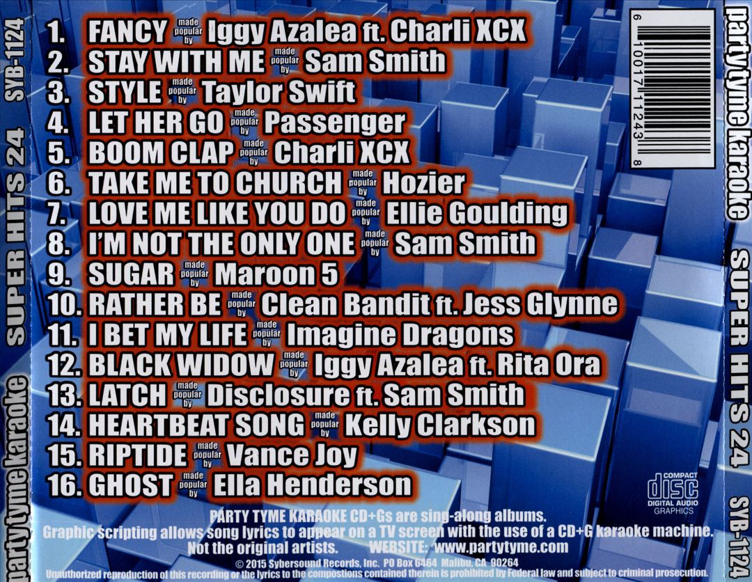 Party Tyme Karaoke: Super Hits, Vol. 24 cover art