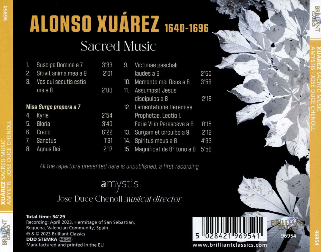 Xuárez: Sacred Music cover art