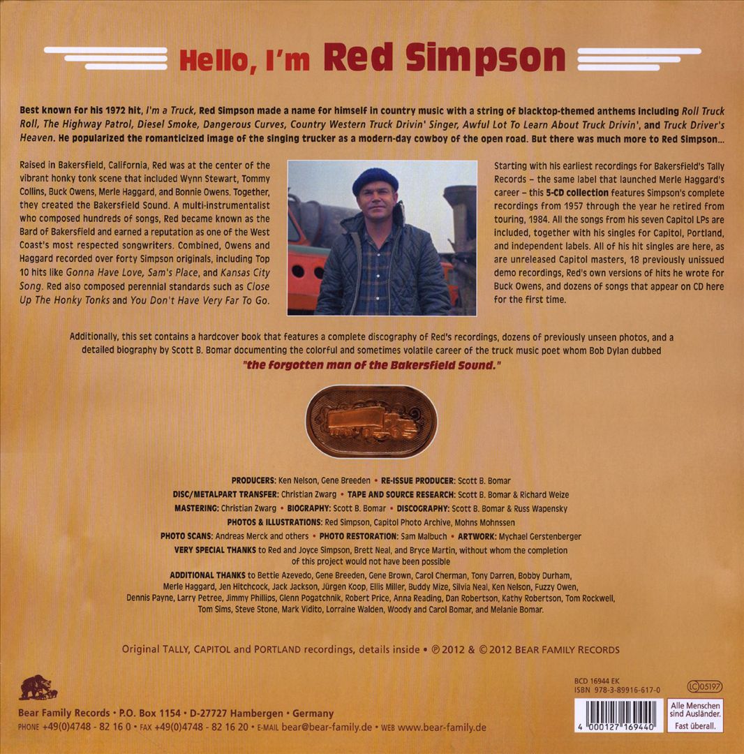 Hello, I'm Red Simpson cover art