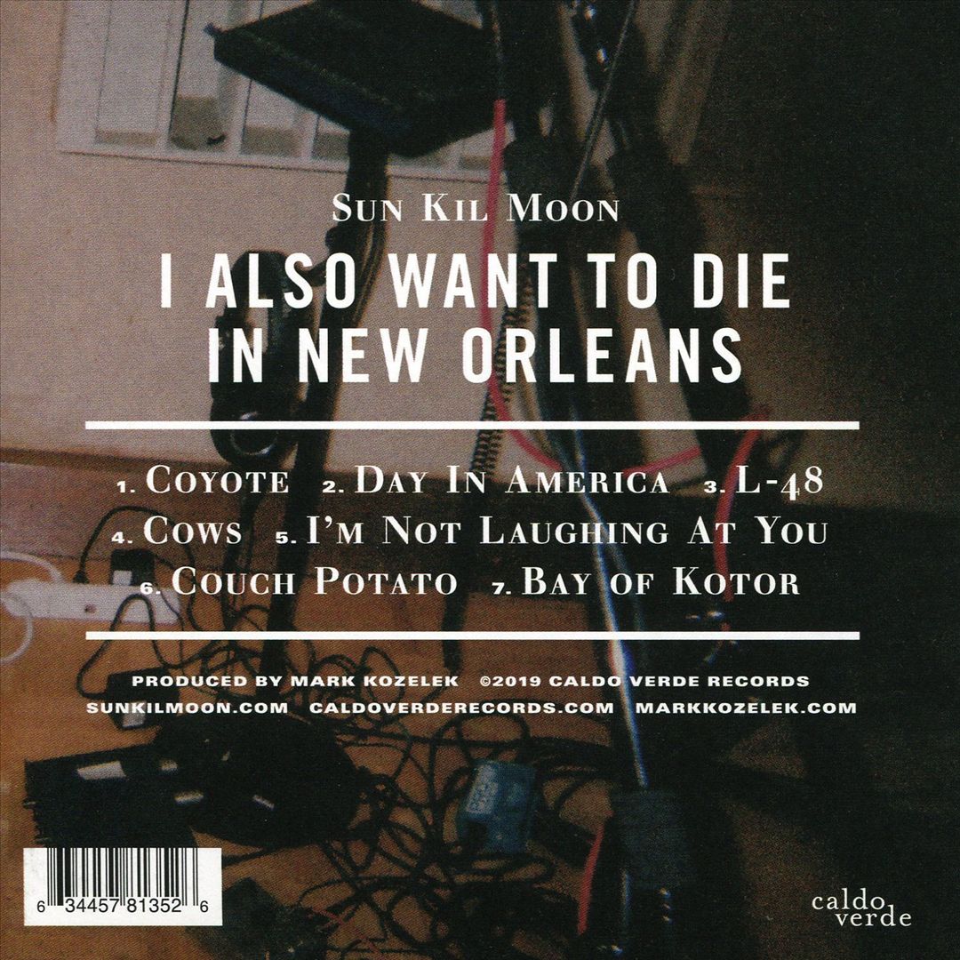 I Also Want to Die in New Orleans cover art