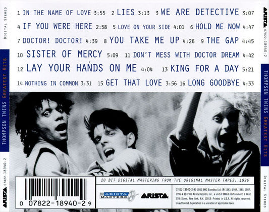 Greatest Hits [Arista] cover art