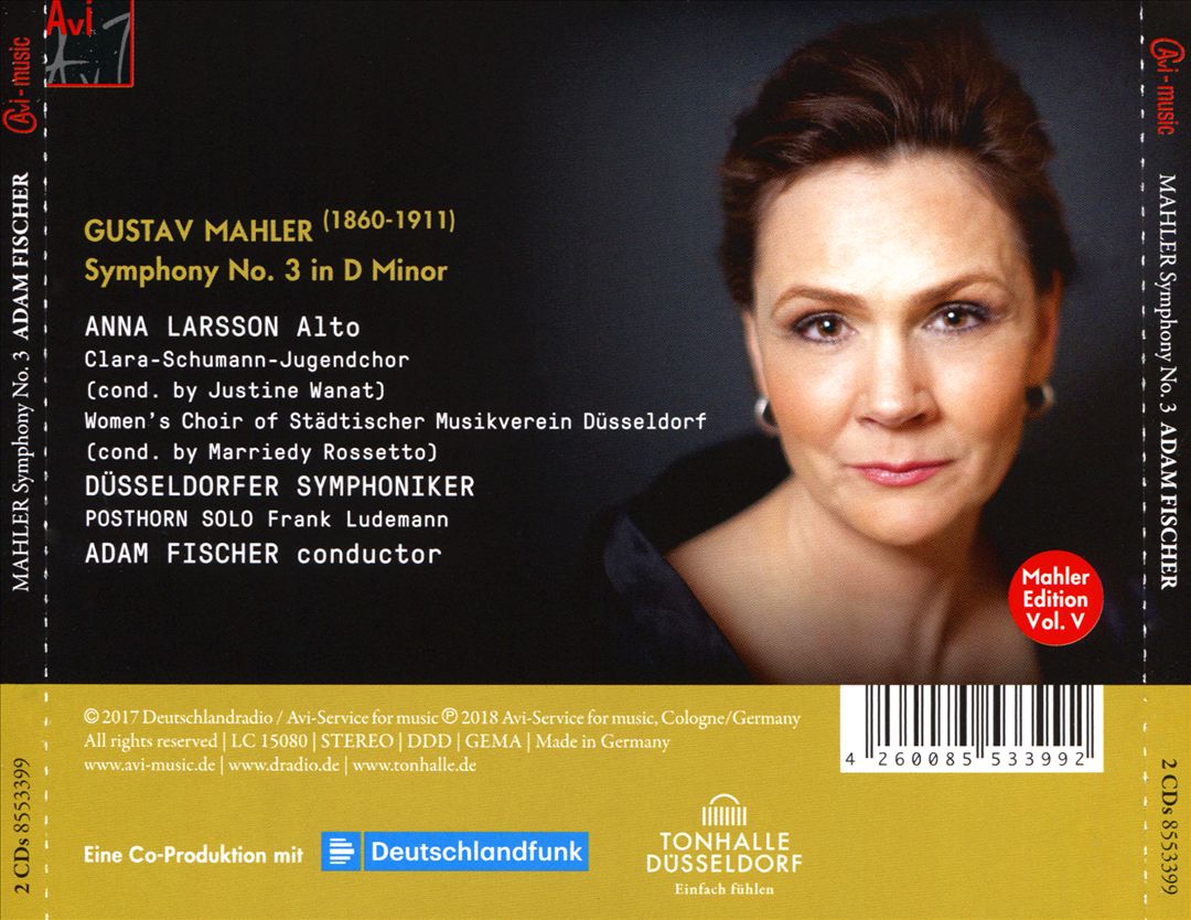 Mahler: Symphony No. 3 cover art