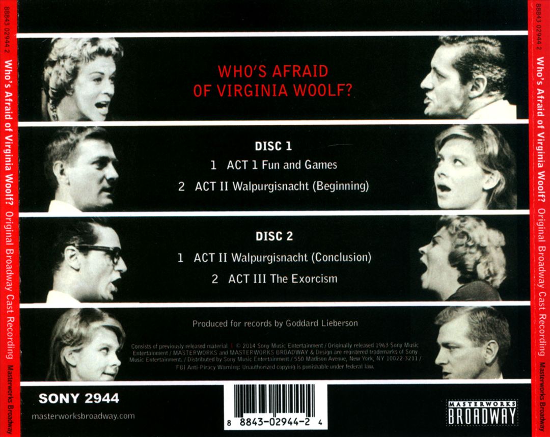Who's Afraid of Virginia Wolf [Original Broadway Cast] cover art