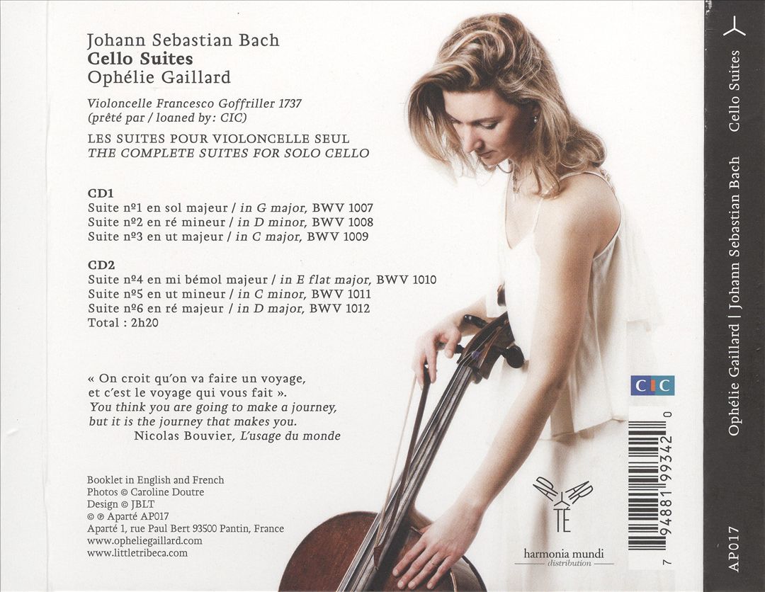Bach: Cello Suites Nos.1-6 [2010 Recording] cover art