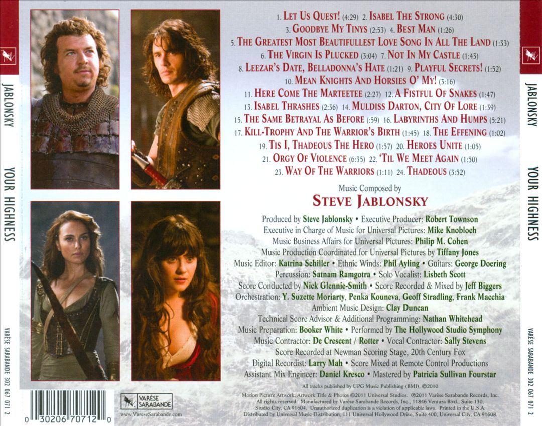 Your Highness [Original Score] cover art