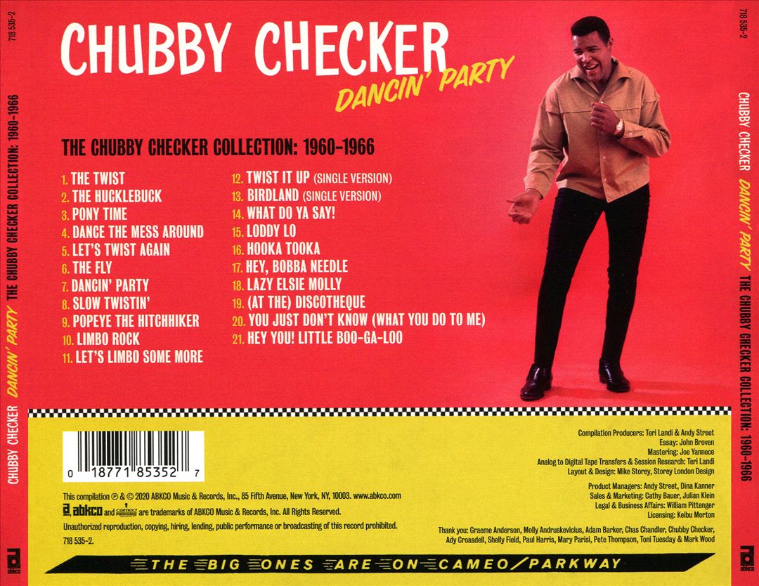 Dancin' Party: The Chubby Checker Collection 1960-1966 cover art