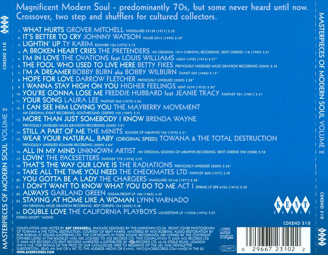 Masterpieces of Modern Soul, Vol. 2 cover art