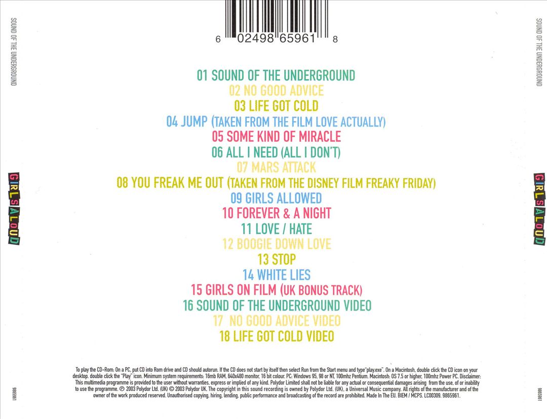Sound of the Underground [Bonus Tracks] cover art