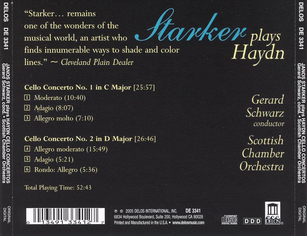 Starker Plays Haydn cover art