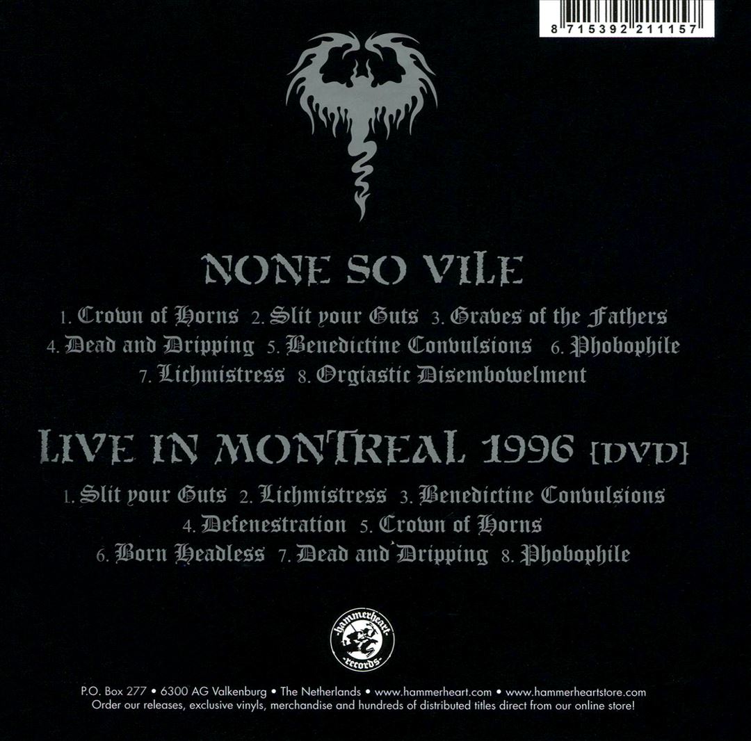 None So Vile [25th Anniversary Edition] cover art