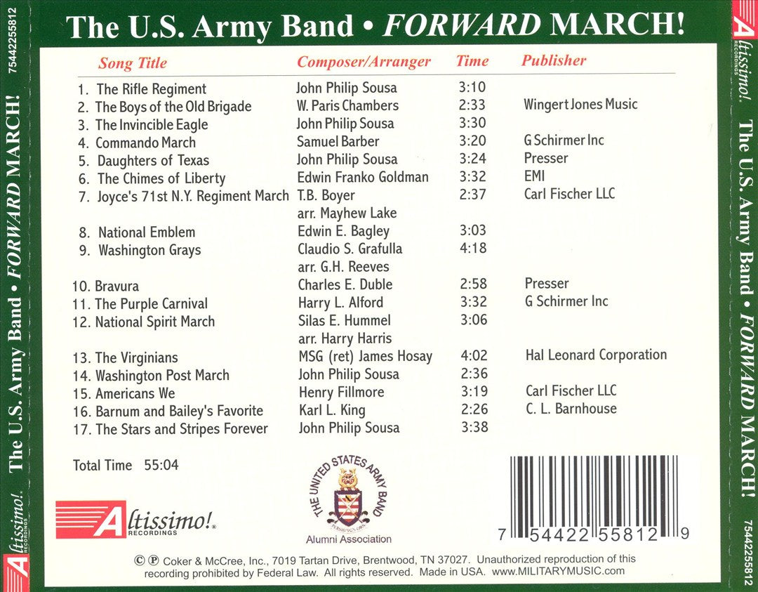 Forward March!: Great American Marches cover art