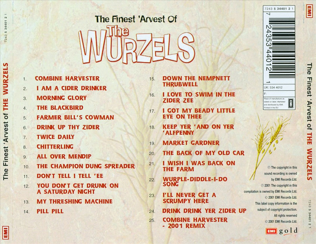 Finest 'arvest of the Wurzels cover art