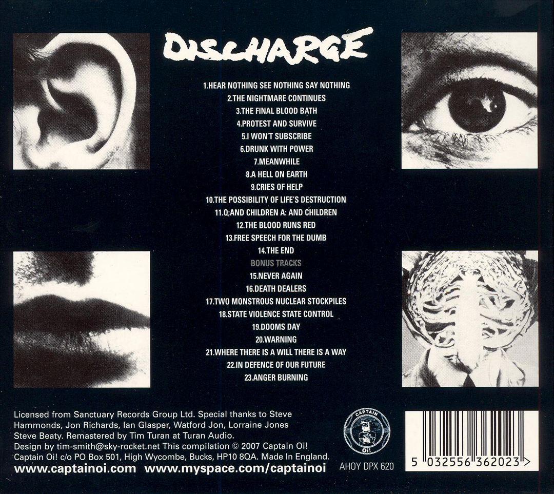 Hear Nothing, See Nothing, Say Nothing [Captain Oi] cover art