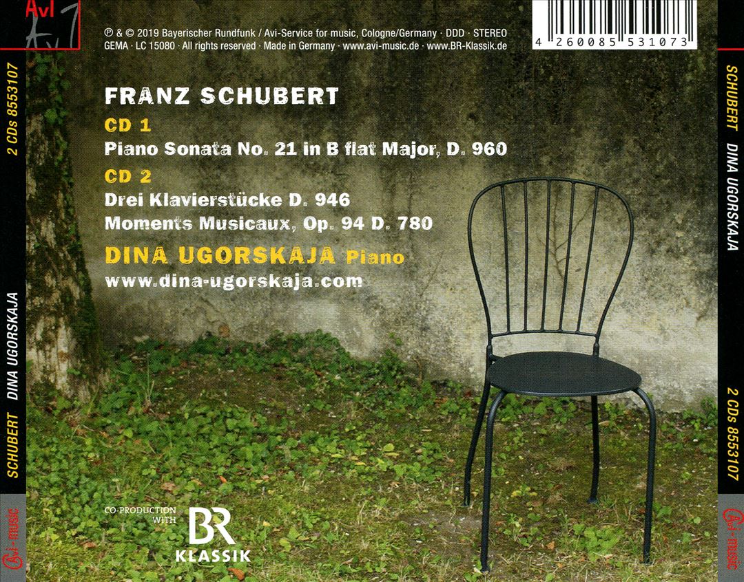 Schubert: Sonata, D. 960; Drei Klavierstücke, D. 946; Moments Musicaux, D. 780 cover art