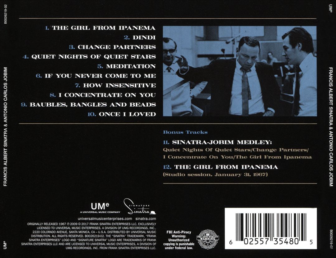 Francis Albert Sinatra & Antonio Carlos Jobim [50th Anniversary Edition] cover art
