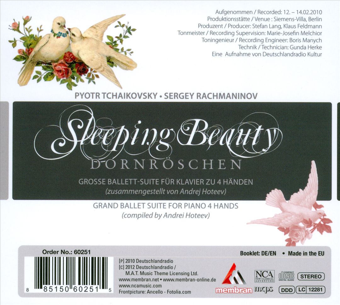 Tchaikovsky/Rachmaninov: Sleeping Beauty cover art
