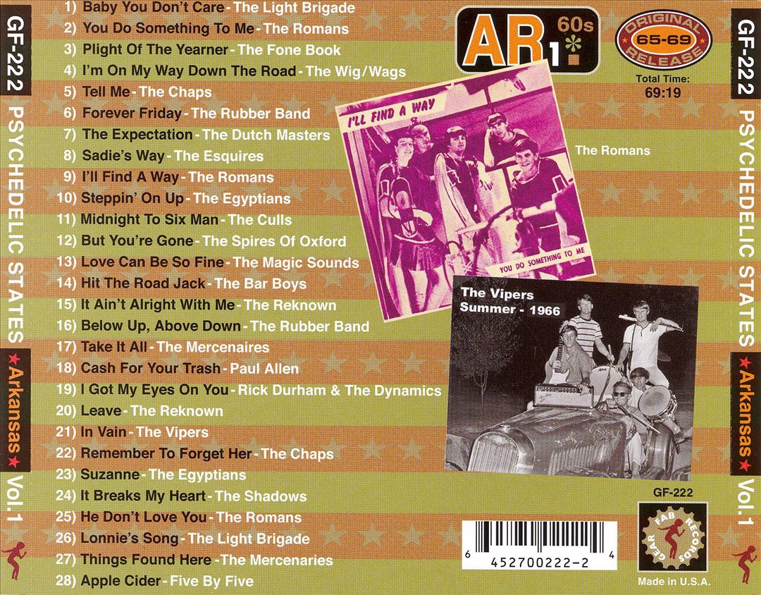 Psychedelic States: Arkansas in the 60s cover art