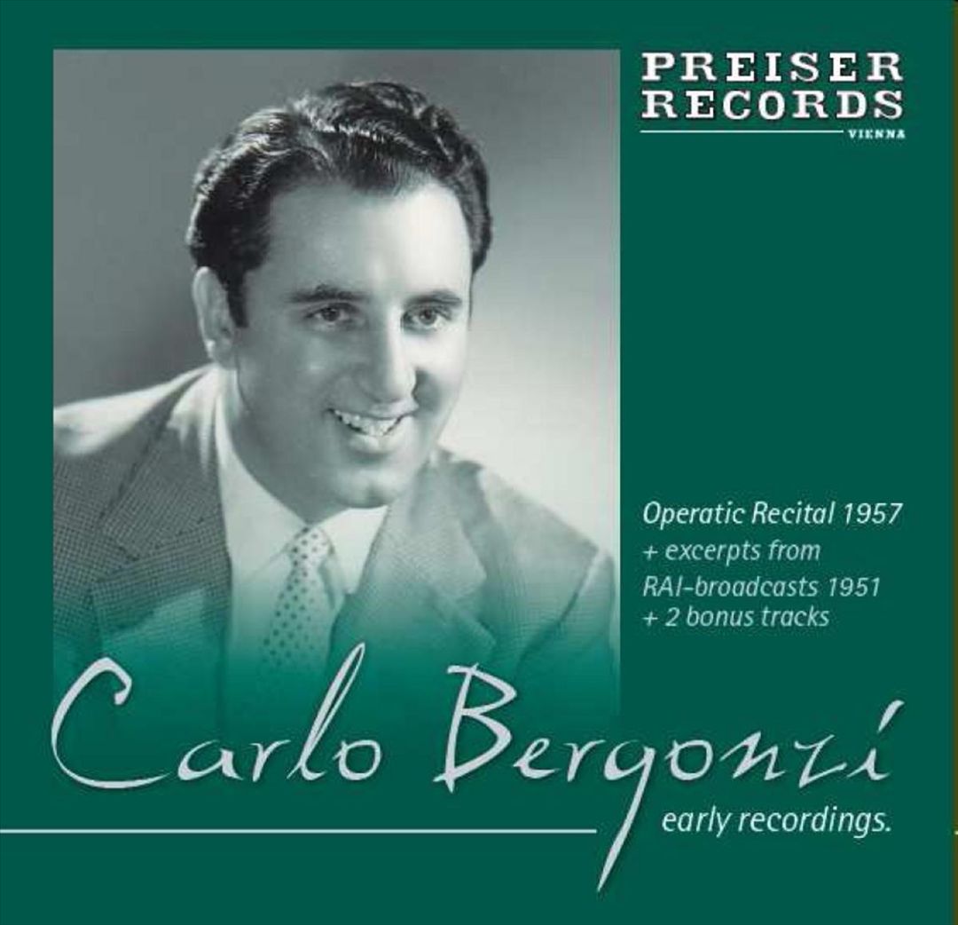 Carlo Bergonzi: Early Recordings cover art