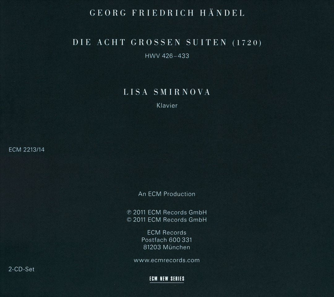 Georg Friedrich Händel: Die acht grossen Suiten cover art