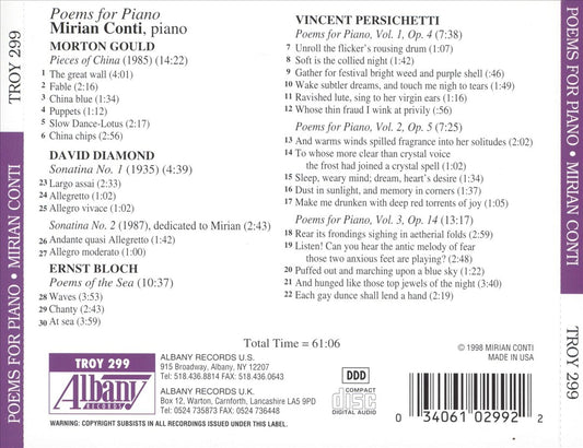 Poems for Piano cover art