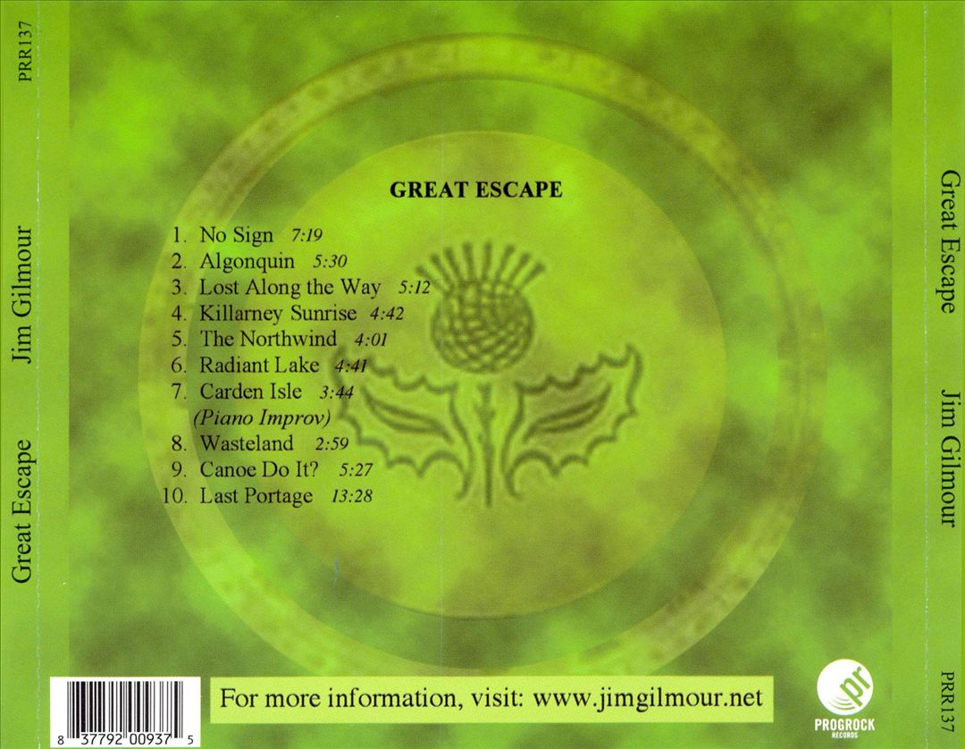 Great Escape cover art