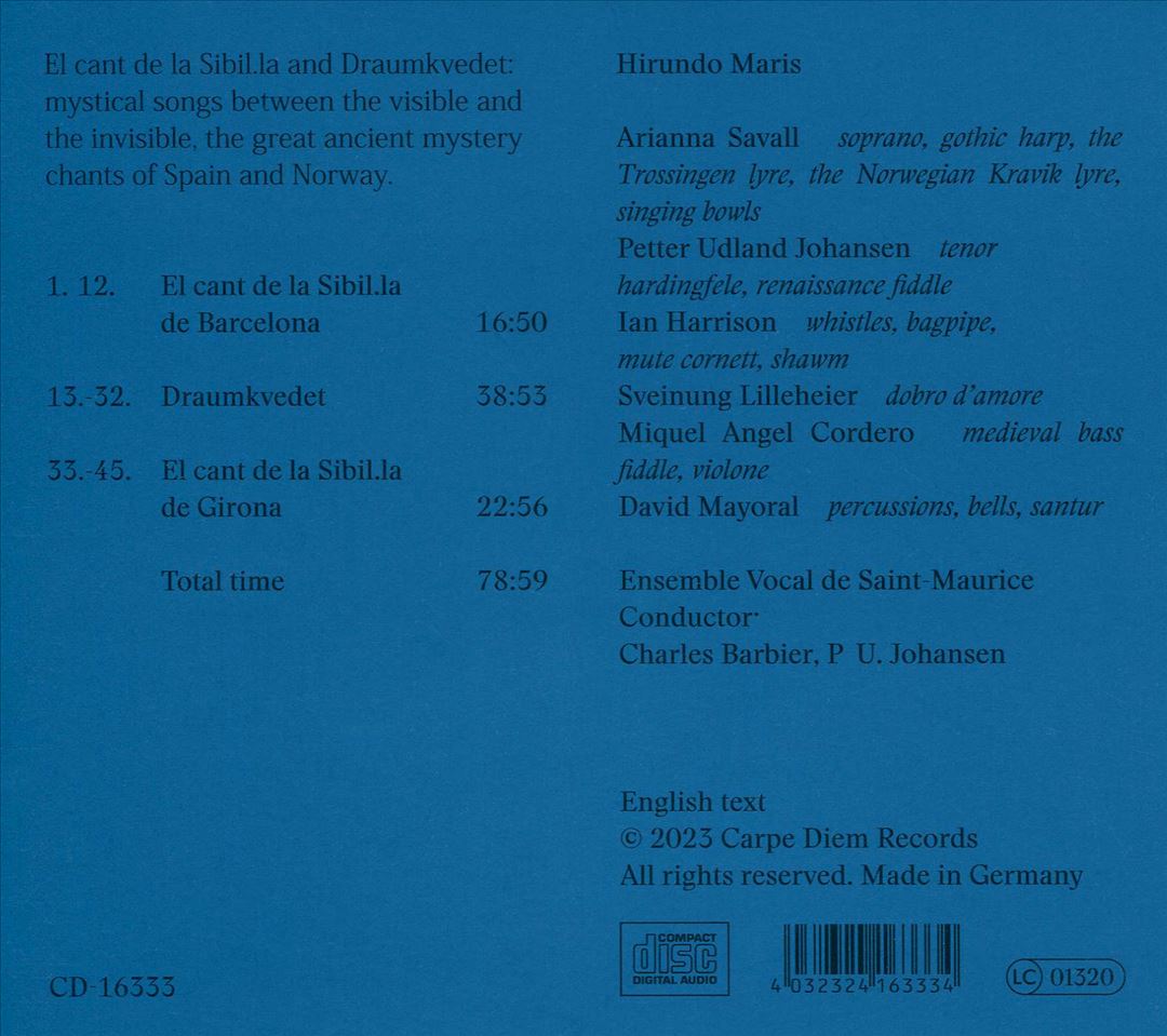 cant de la Sibil.la, Draumkvedet cover art