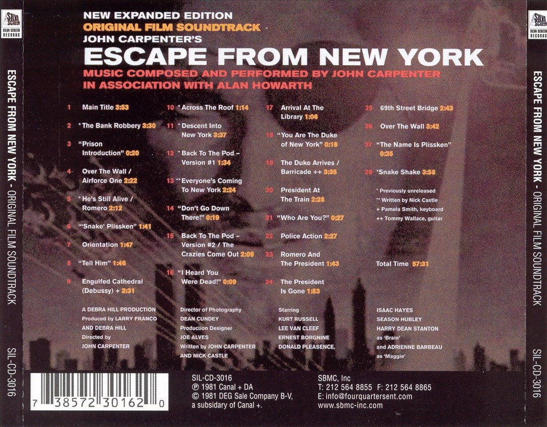 Escape from New York [Expanded Edition] cover art