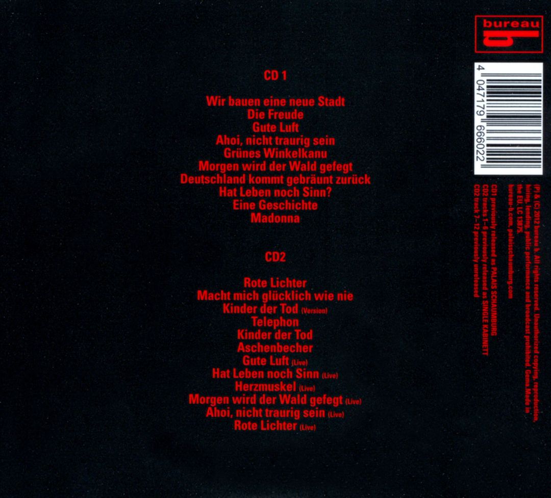 Palais Schaumburg cover art