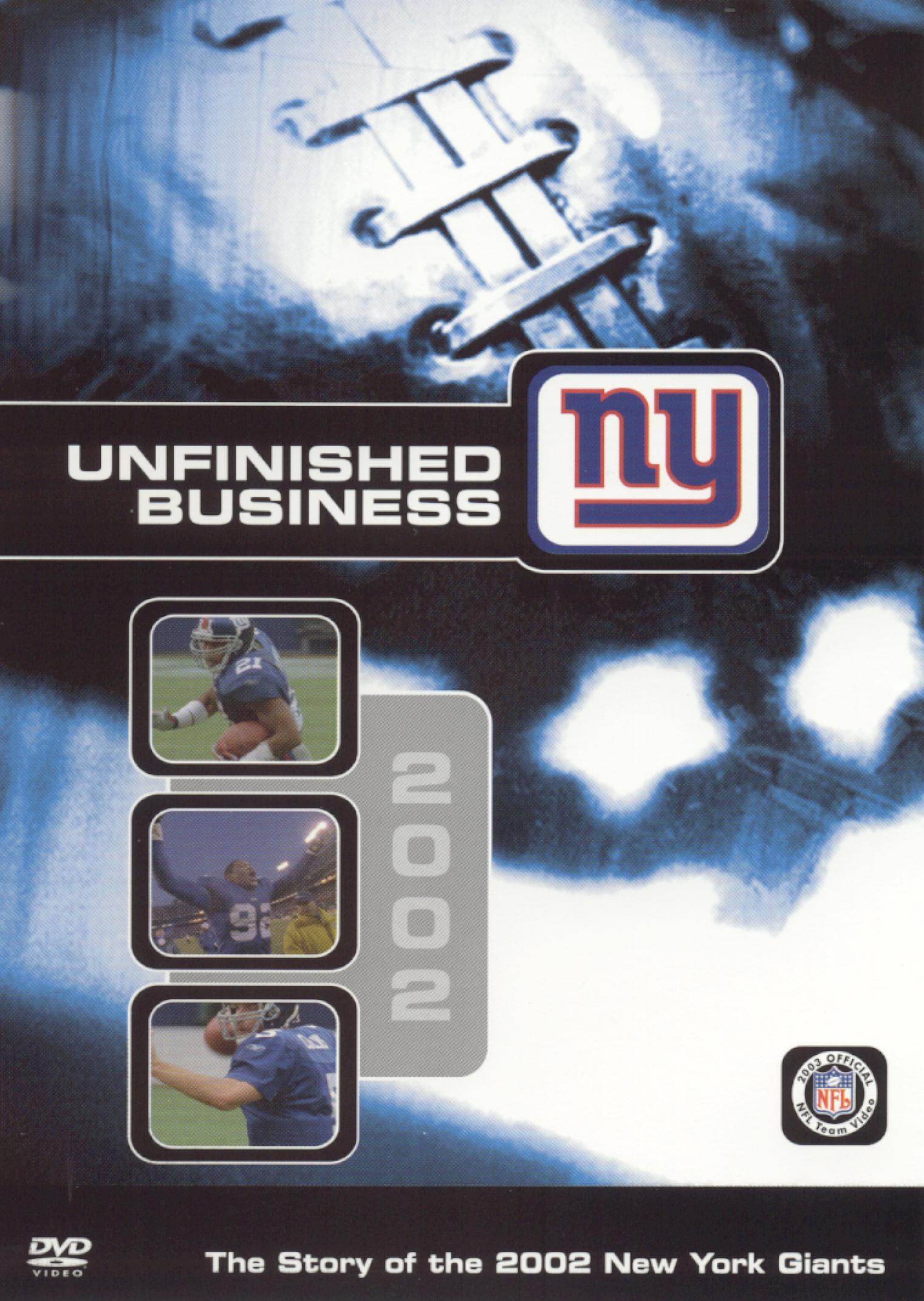 Unfinished Business: The Story of the 2002 New York Giants cover art