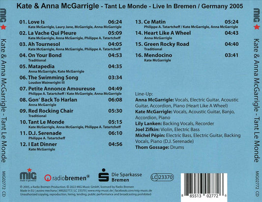 Tant le Monde: Live in Bremen/Germany, 2005 cover art