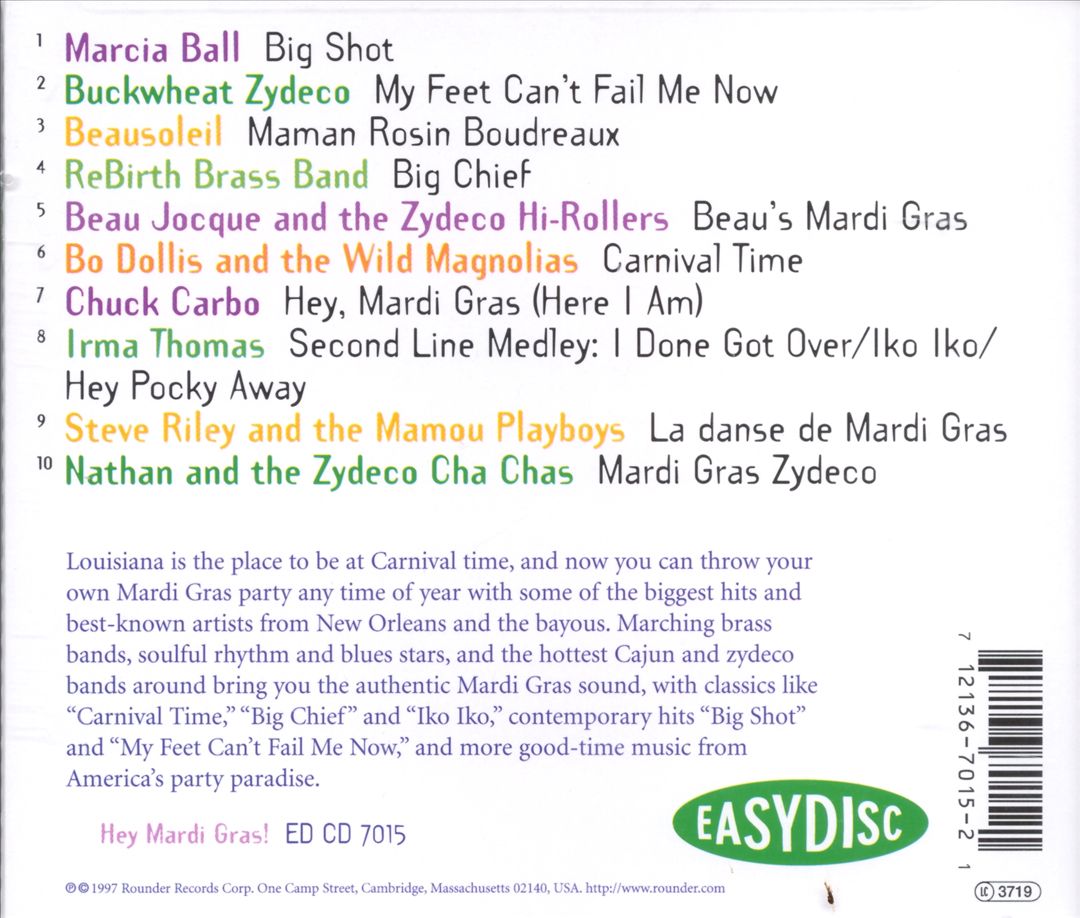 Hey Mardi Gras cover art