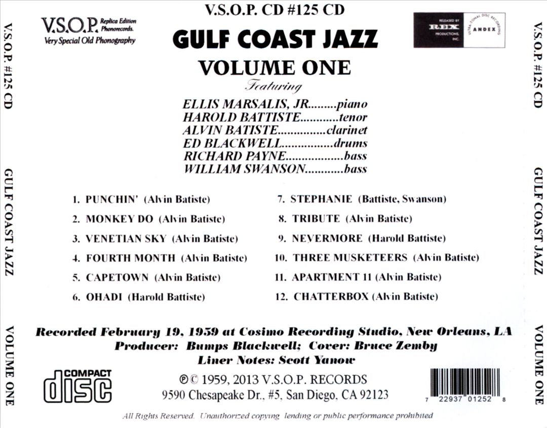 Gulf Coast Jazz, Vol. 1 cover art