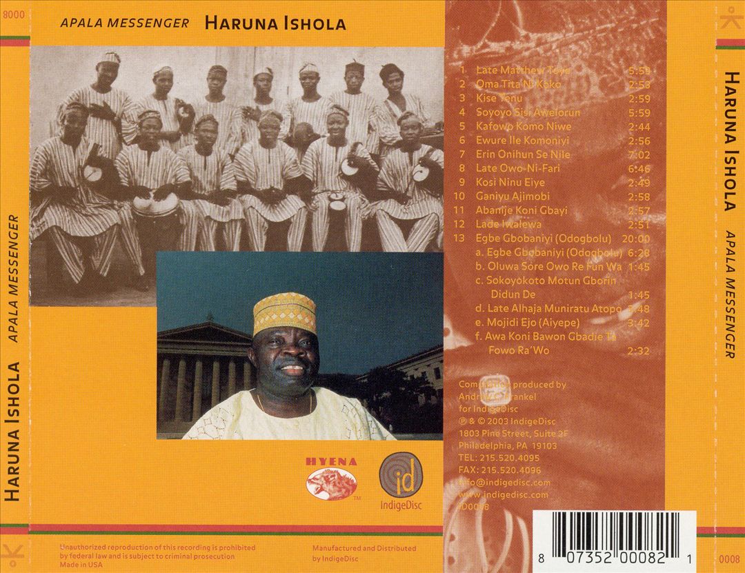 Apala Messenger cover art