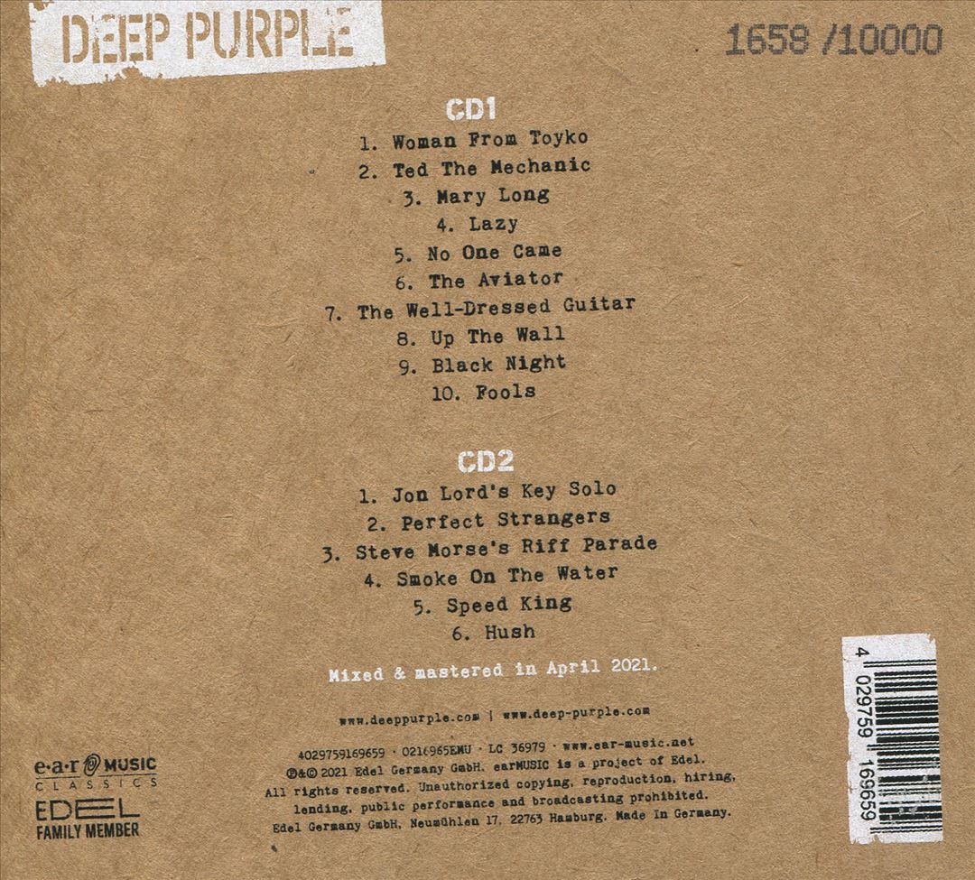 Live in London, 2002 cover art