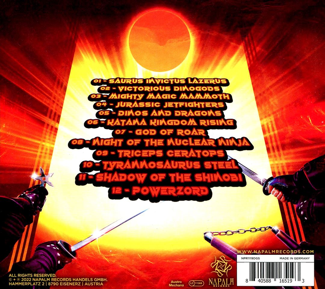 Dinosaur Warfare, Pt. 2: The Great Ninja War cover art