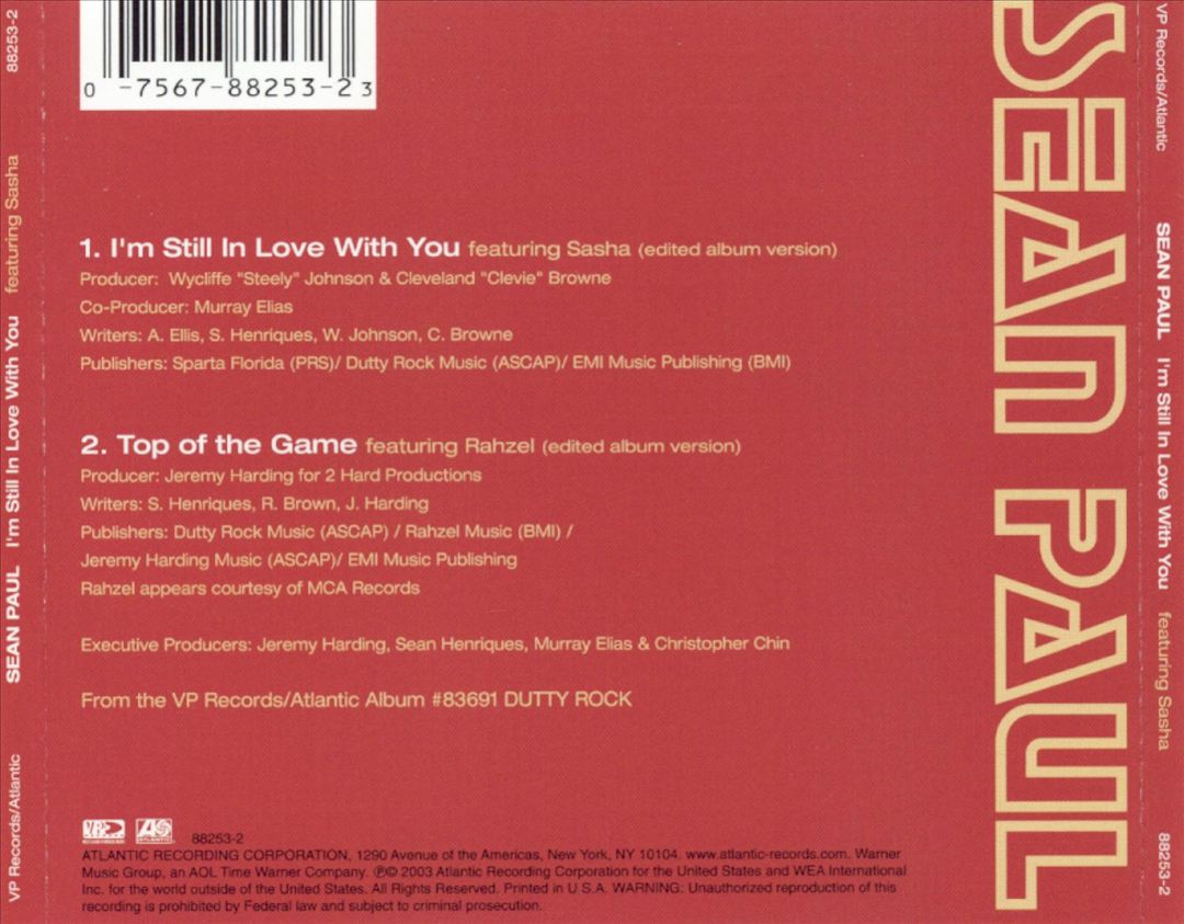 I'm Still in Love With You/Top of the Game cover art