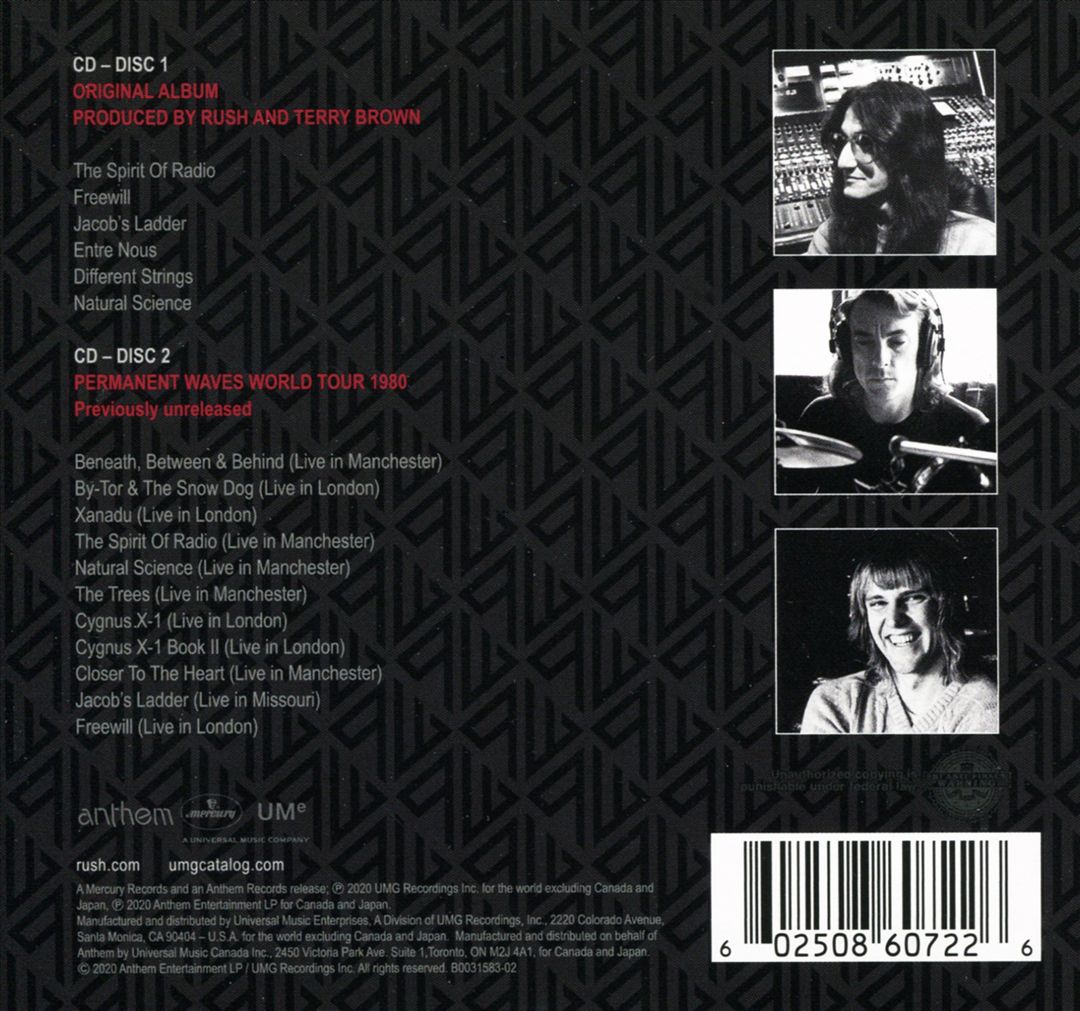 Permanent Waves [40th Anniversary Edition] cover art