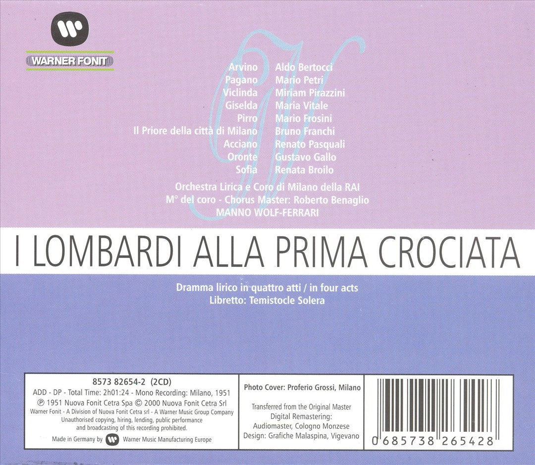 Verdi: I Lombardi alla Prima Crociata cover art