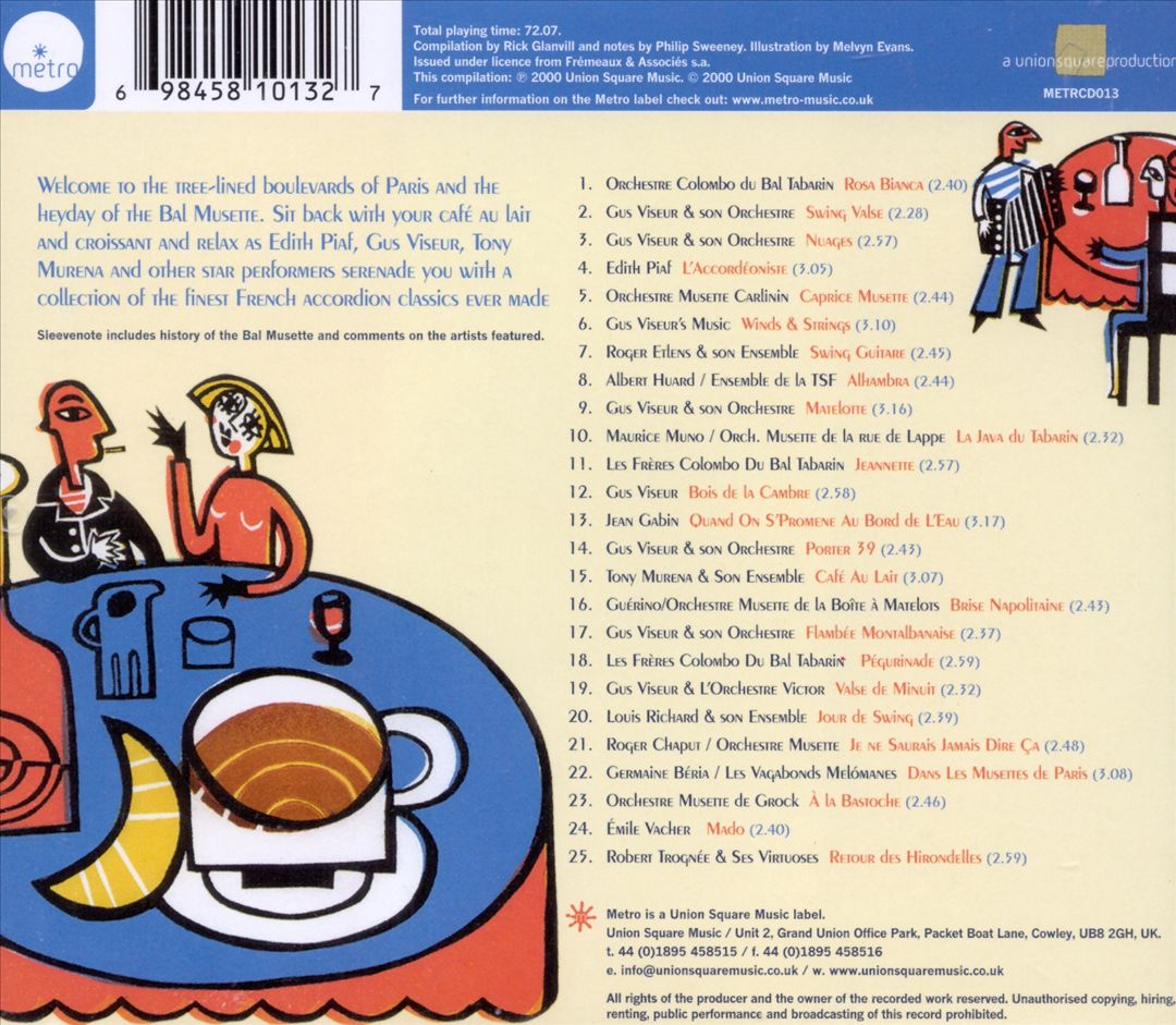 Chansons, Accordions, Croissants: 25 Original French Accordion Songs cover art
