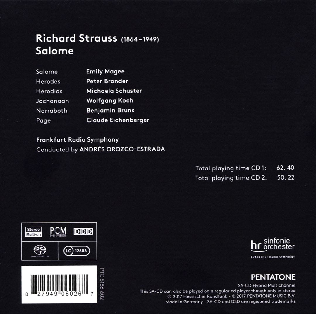 Strauss: Salome cover art