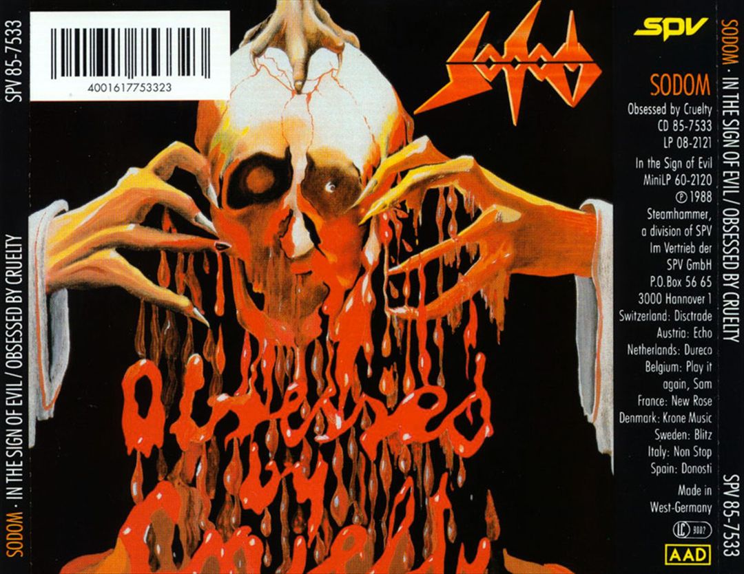 In the Sign of Evil/Obsessed by Cruelty cover art