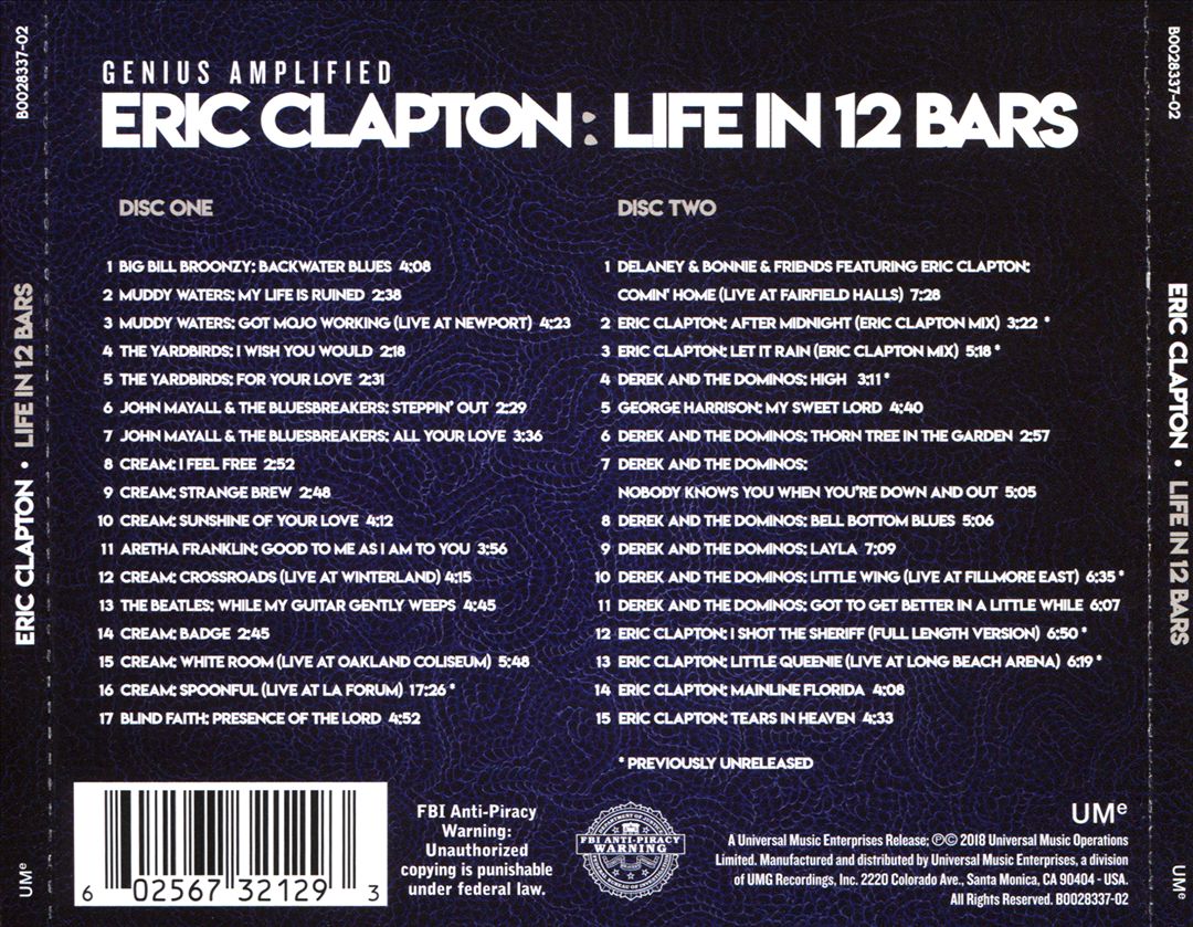 Eric Clapton: Life in 12 Bars [Original Motion Picture Soundtrack] cover art