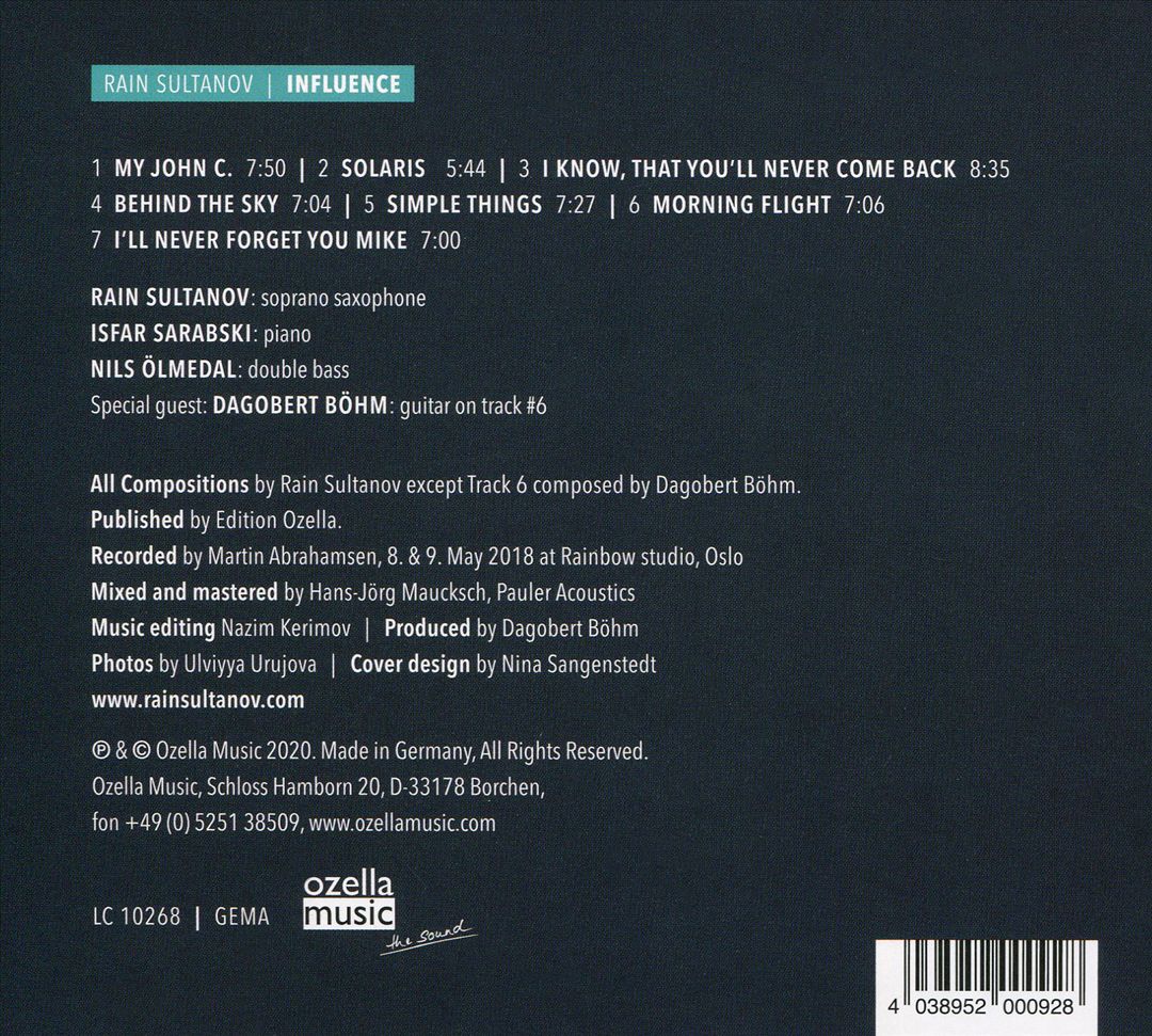 Influence cover art