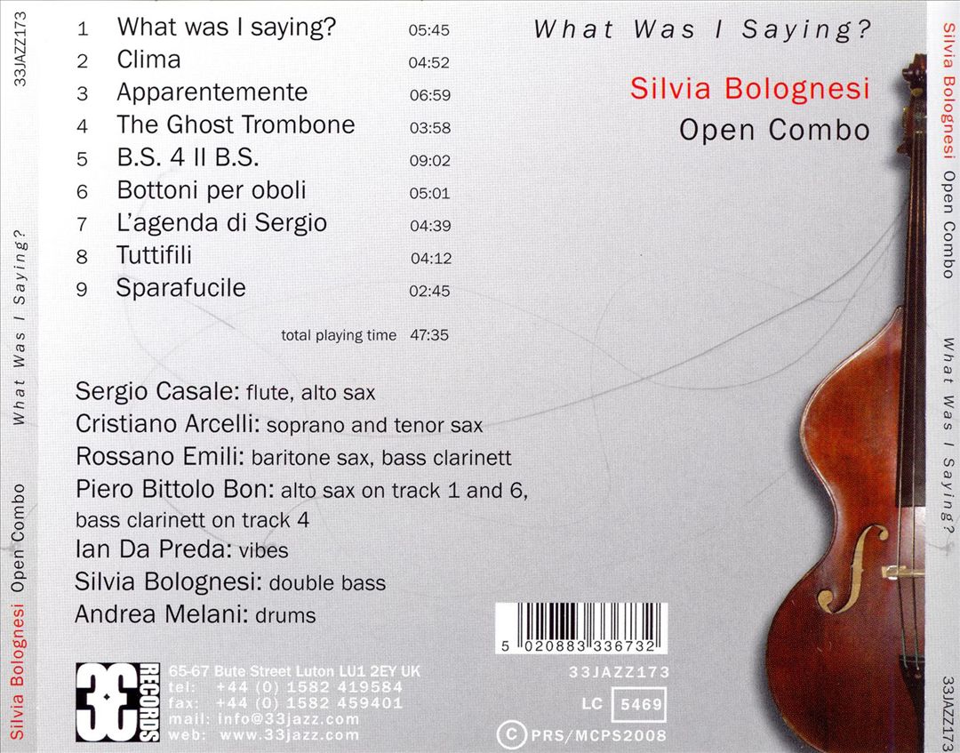 What Was I Saying? cover art