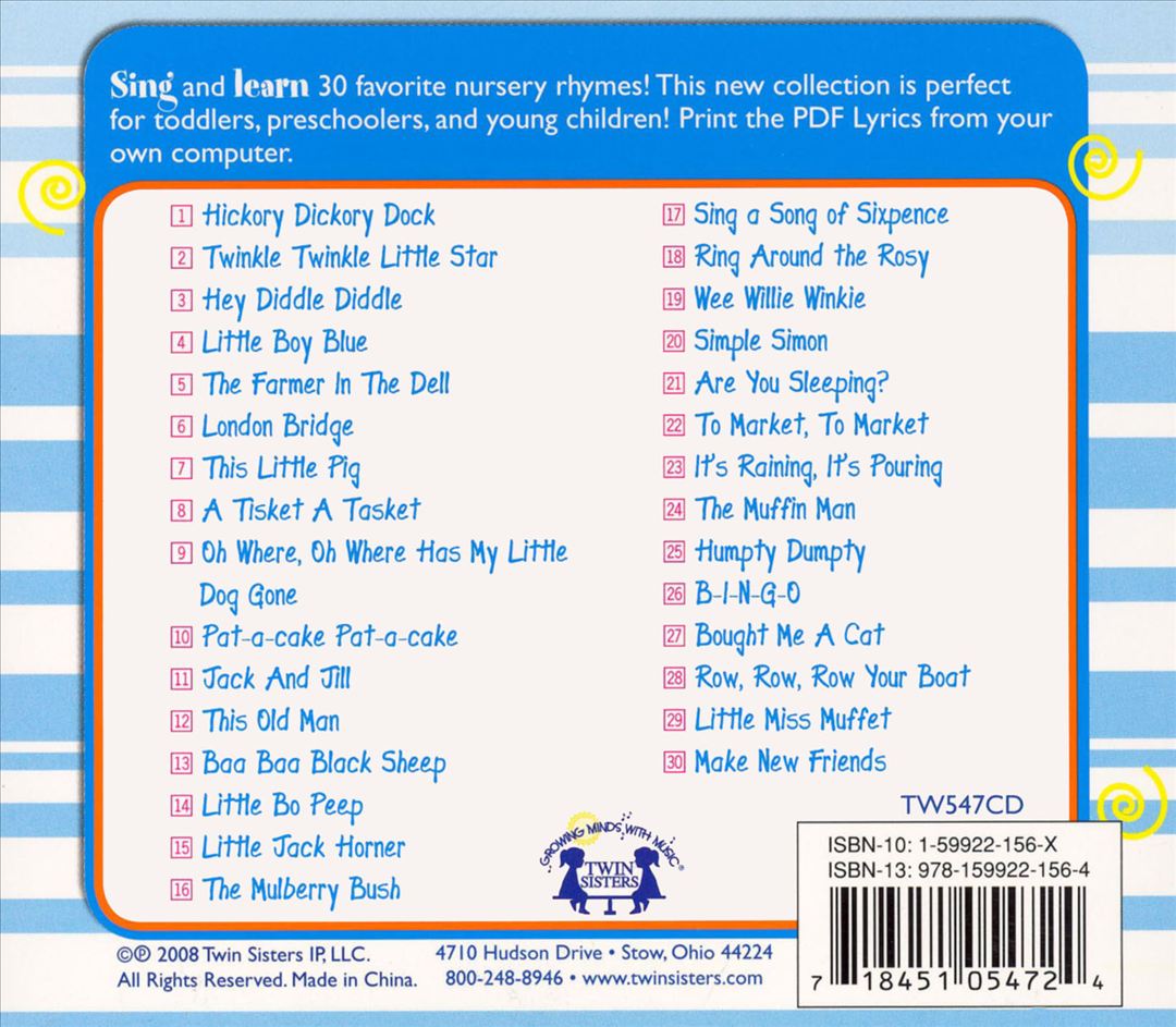 30 Nursery Rhymes cover art