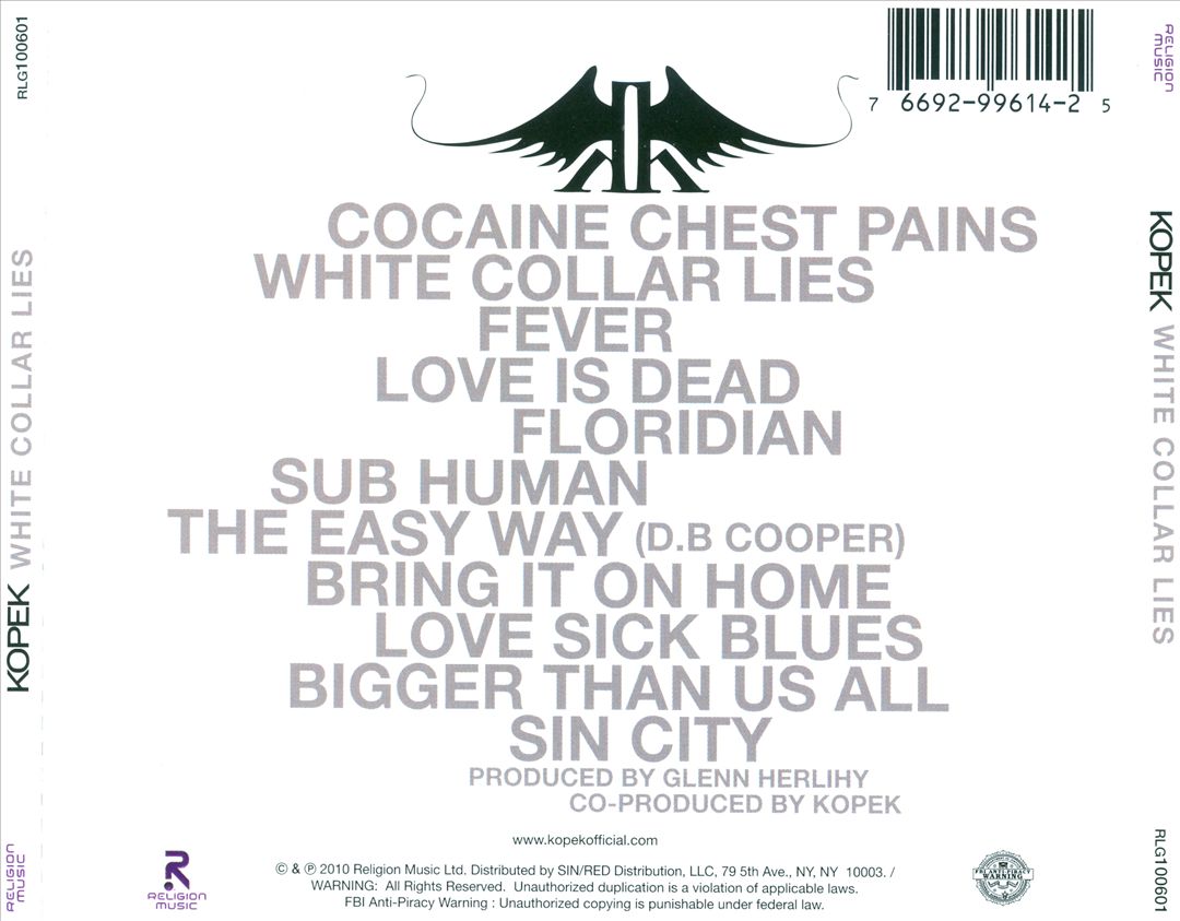 White Collar Lies cover art