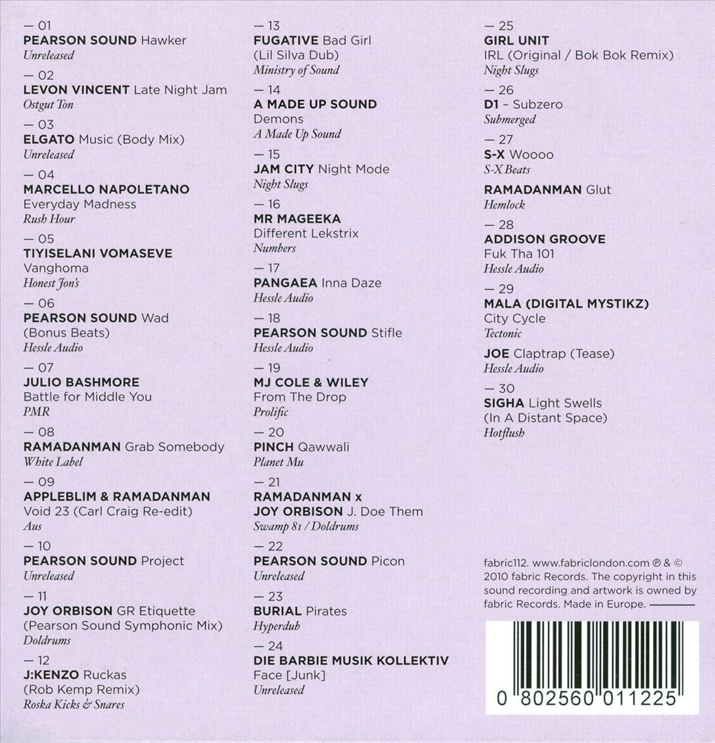 Fabriclive 56 cover art