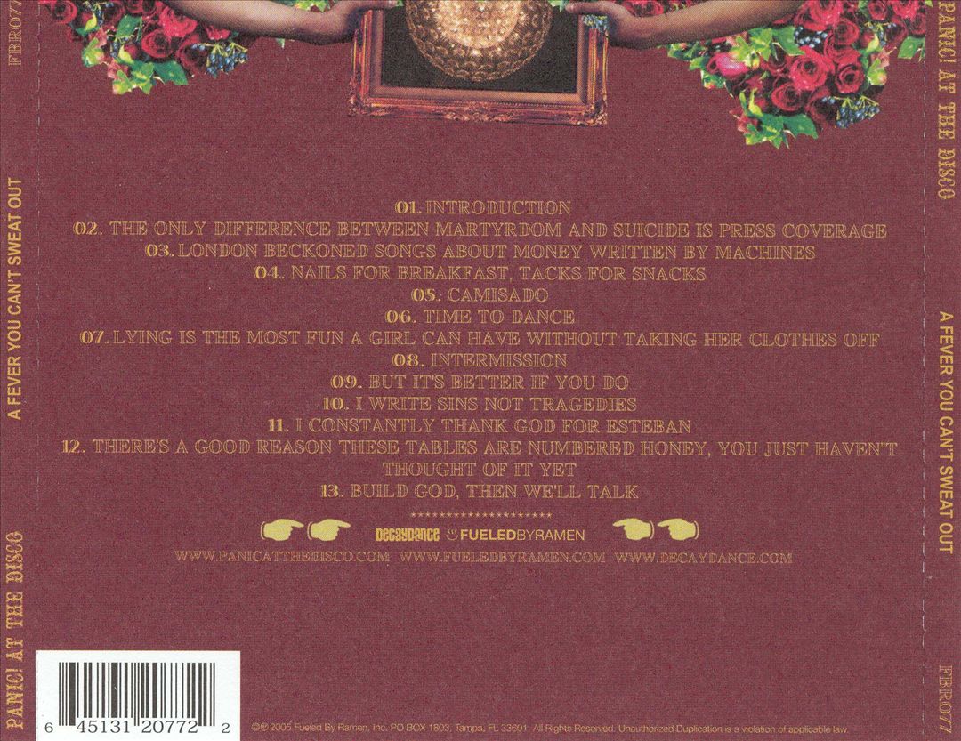 Fever You Can't Sweat Out cover art