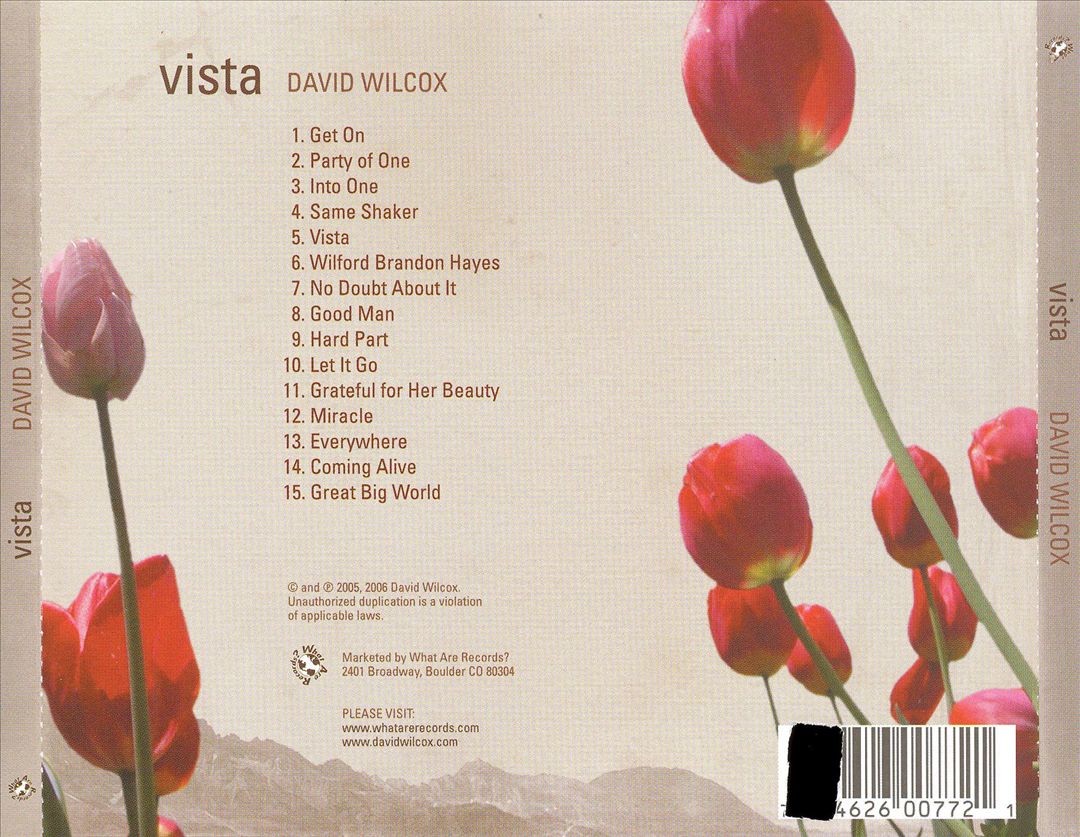 Vista cover art