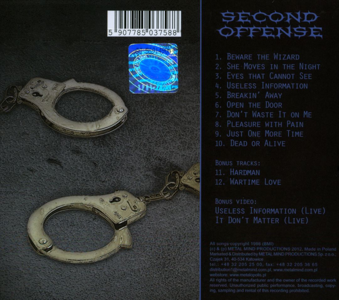 Second Offense cover art